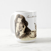 Mug Citation de thé d'Oscar Wilde (Devant gauche)