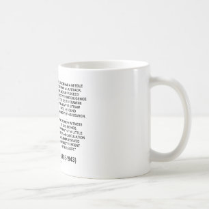 Mug Citation de théorie de meule de foin d'aiguille de