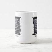 Mug citation de Thomas Jefferson poursuite du bonheur (Centre)