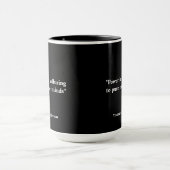 Mug Citation de Thomas Jefferson sur Pure Minds (Centre)