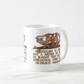Mug Citation de Thomas Sowell sur le socialisme (Devant droit)