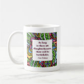 Mug Citation de Tolstoy (Gauche)