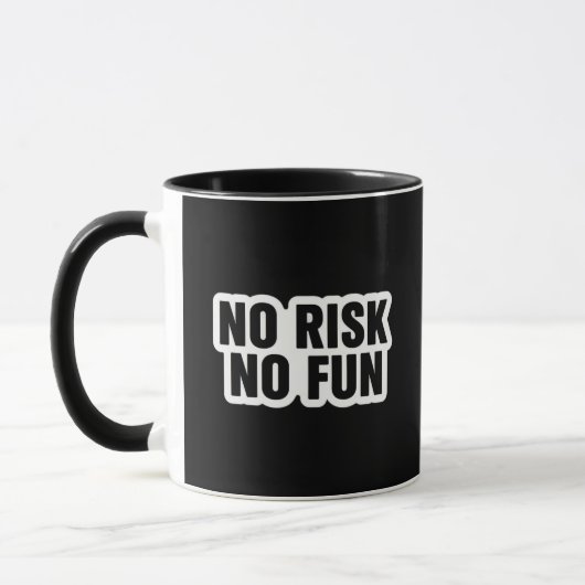 Mug Citation de trading « Pas de risque, pas de plaisi (Gauche)