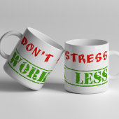 Mug Citation de travail amusant ne stress pas travail 