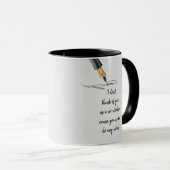 Mug Citation de travail amusante Le collaborateur ne t (Devant droit)