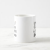 Mug Citation de travail drôle  (Centre)