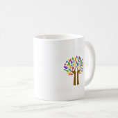 Mug Citation de travail social mignon (Devant droit)
