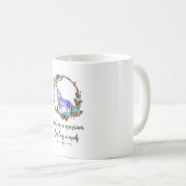 Mug Citation de typographie à l'aquarelle Wolf Boho St (Devant droit)