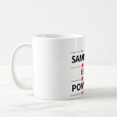 Mug Citation de typographie en gras (Gauche)