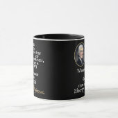 Mug Citation de Tyrannie-Liberté de Jefferson (Centre)