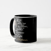 Mug Citation de Tyrannie-Liberté de Jefferson (Devant gauche)