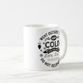 Mug Citation de vacances de Noël d'hiver (Devant droit)