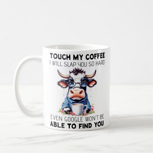 Mug Citation de vache grumpy (Gauche)