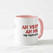 Mug Citation de vérité latine (Devant droit)