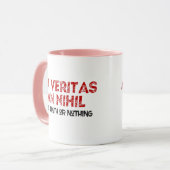 Mug Citation de vérité latine (Devant gauche)