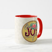 Mug Citation de vers de conception de fleurs de cadeau (Devant droit)