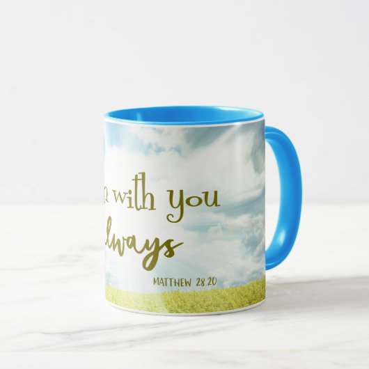 Mug Citation de Verse Bible réconfortante (Devant droit)