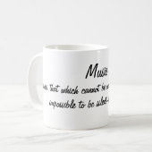 Mug Citation de Victor Hugo (Devant gauche)