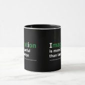 Mug Citation de vie motivante (Centre)