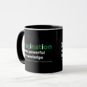Mug Citation de vie motivante (Devant gauche)