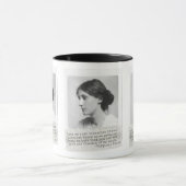 Mug Citation de Virginia Woolf - Icônes de l'histoire  (Centre)