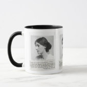 Mug Citation de Virginia Woolf - Icônes de l'histoire  (Gauche)