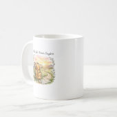 Mug Citation de voyage d'aventure Pack Light Wander Br (Devant gauche)