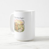 Mug Citation de voyage d'aventure Pack Light Wander Br (Devant gauche)