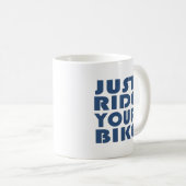 Mug Citation de VTT motivationnel - Cyclisme drôle (Devant droit)