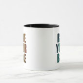 Mug Citation de VTT motivationnelle - Cyclisme drôle (Centre)