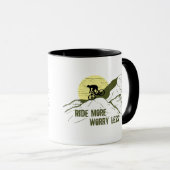 Mug Citation de VTT motivationnelle - Cyclisme drôle (Devant droit)