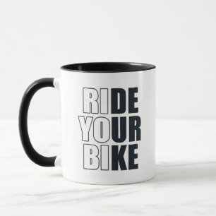 Mug Citation de VTT motivationnelle - Cyclisme drôle