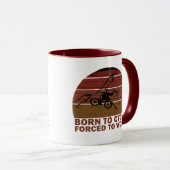 Mug Citation de VTT motivationnelle - Cyclisme drôle (Devant droit)