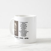 Mug Citation de William James de philosophie de (Devant gauche)