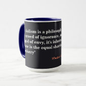 Mug Citation De Winston Churchill Sur Le Socialisme (Devant gauche)