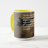 Mug Citation D'Eisenhower Sur Le Complexe Industriel M (Devant gauche)