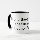 Mug Citation d'Eleanor Roosevelt (Devant gauche)