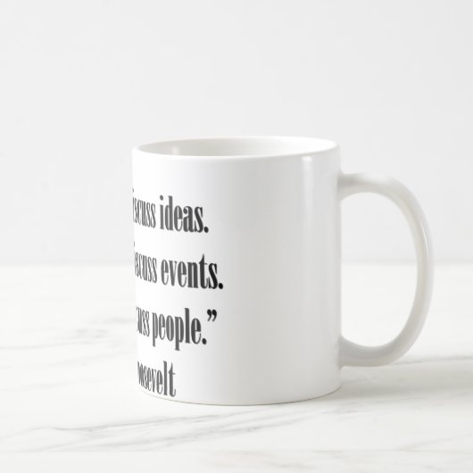 Mug Citation d'Eleanor Roosevelt (Droite)