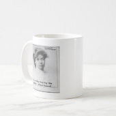 Mug Citation d'Eleanor Roosevelt "Faire quelque chose  (Devant gauche)