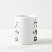 Mug Citation d'encouragement chrétien Dieu va devant v (Centre)