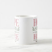 Mug Citation d'encouragement chrétien L'espérance comm (Centre)