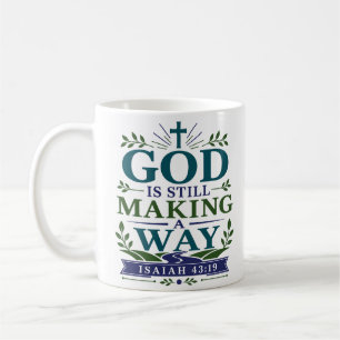 Mug Citation d'encouragement Dieu Fait Encore Un Chemi