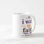 Mug Citation d'encouragement par les Écritures sur J'a (Devant droit)