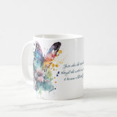 Mug Citation d'encouragement pour papillon (Devant gauche)