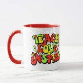 Mug Citation d'enseignement inspirant (Gauche)