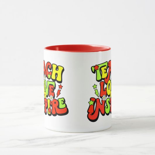 Mug Citation d'enseignement inspirant (Centre)