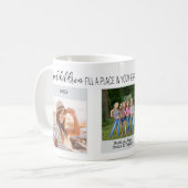 Mug Citation des petits enfants | 3 Photos et légendes (Devant gauche)