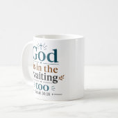 Mug Citation d'espérance chrétienne : Dieu est aussi d (Devant gauche)