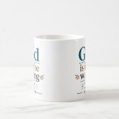 Mug Citation d'espérance chrétienne : Dieu est aussi d (Centre)