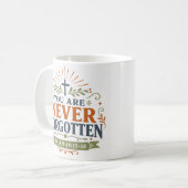 Mug Citation d'espérance chrétienne « Vous n'êtes jama (Devant gauche)